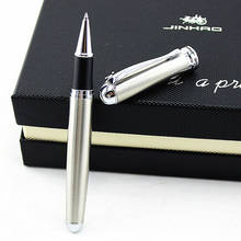 Jinhao 0,7 мм Роскошная металлическая шариковая ручка с иридиевым роликом, высококачественные шариковые ручки, офисные принадлежности, подарок для учеников для письма 2024 - купить недорого