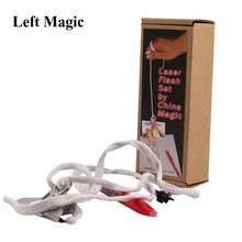 Laser Flash Set  Magic Tricks Fire Stage Magic Props Close Up Street Magic  Accessories Gimmick Fun Illusion 2024 - buy cheap