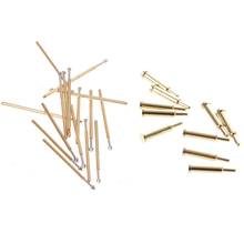 20x Spring Test Probe Pogo Pin P50 E2 Dia 0.68mm Length 16mm 75G Gold & 10 Pcs Spherical Tipped Spring Loaded Probes 2024 - buy cheap