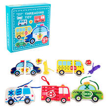 Brinquedo infantil montessori de brinquedo educacional, quebra-cabeça de madeira colorido montessori, brinquedos educativos para crianças 2024 - compre barato