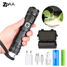 Xhp50.2 Powerful Flashlight USB Zoom LED Torch xhp50 18650 or 26650 battery for Outdoor Camping Fishing Drop Shipping 2024 - buy cheap