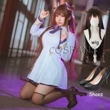 Game Azur Lane Kashino Cosplay Costume Fashion White Combat Uniform Female Party Role Play Clothing S-XL In Stock Wigs and shoes 2024 - buy cheap