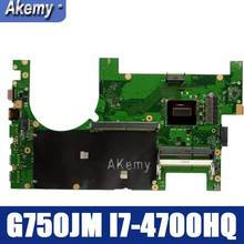 Amazoon G750JS G750JM Laptop motherboard PARA For Asus G750JS G750JM G750JW G750JH G750JX Teste mainboard original i7-4700HQ GTX860M 2024 - compre barato