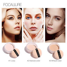 FOCALLURE-Herramienta de maquillaje cosmético transpirable, maquillaje en polvo con acabado de piel en polvo, resistente al agua, 3 colores, TSLM1 2024 - compra barato