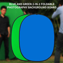 2 In 1 Multifunctional Portable Background Blue-Green Screen Chroma Key Foldable Background Photography Light Reflector 2024 - buy cheap