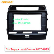 FEELDO-Kit de instalación de marco de Panel de Audio para coche, estéreo, pantalla grande de 10,1 ", 2DIN, Fascia, para Toyota Land Cruiser 07-15 2024 - compra barato