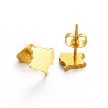 Anniyo Mini Kosovo Stud Earrings For Women Girls Gold Color Jewelry Kosoves Earrings Jewellery #200021 2024 - buy cheap