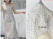 Openwork embroidered lace fabric soft close-fitting manual diy material clothing accessories  Clothing wedding fabric 2024 - buy cheap