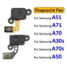 Новинка кнопка домой датчик отпечатков пальцев гибкий кабель для Samsung Galaxy A50 A505FN A70 A705F A30s A307F A51 A515F A70s A707F A71 A715F 2024 - купить недорого