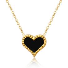 Fashion Chain Heart Choker Necklace For Women Tiny Ball Pendant Jewelry Custom Necklace Korean Style Valentine's Gift 2024 - buy cheap