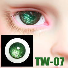 Olhos de segurança para boneca, pupilas brilhantes, olhos de vidro para 1/3 1/4 bjd sd dd msd, boneca reborn, olhos, acessórios de boneca 2024 - compre barato