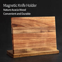 XINZUO-bloque magnético para cuchillos de cocina (madera Natural), portacuchillas, portaherramientas multifuncional, soporte de bloque para cuchillos, base para regalo 2024 - compra barato