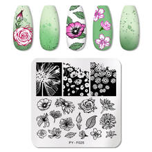 PICT YOU Nail Stamping Plates Leaf Series Nail Art Plate Stencil Stainless Steel Nail Design Stamp Template Design Tools 2024 - buy cheap