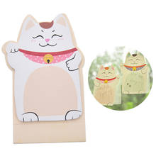 Sticky Memo Agenda Notes Kawaii Cute Lucky Cat Animal Mini Planner Sticker Notepad School Supplies  For Student 2024 - buy cheap