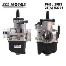 SCL MOTOS-carburador para motocicleta, pieza de 25mm PHBL 25BS para 2T Fantic 200 variantes 50cc-200cc, todoterreno, carreras, 1 ud. 2024 - compra barato