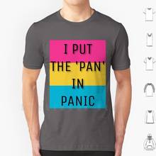Pansexual T Shirt DIY Cotton Big Size 6xl Pride Pan Pansexual Panromantic Pan Pride Pride Saga Lgb Gsa Sexuality Romanticallity 2024 - buy cheap
