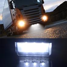 Luz de matrícula de 12V, 6led, lámpara para barcos, motocicletas, aviones, automotrices, autocaravanas, camiones y remolques 2024 - compra barato