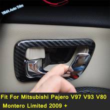 Lapetus Auto Styling Inner Door Handle Bowl Frame Cover Trim Fit For Mitsubishi Pajero V97 V93 V80 Montero Limited 2009 - 2021 2024 - buy cheap