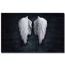 Modern Angel Wings Wall Posters And Prints Abstract Angel Feather Pop Art Canvas Home Decor Pictures For Living Room Cuadros 2024 - buy cheap