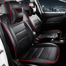 HLFNTF Custom leather Car Seat Covers For Audi A6L R8 Q3 Q5 Q7 S4 Quattro A1 A2 A3 A4 A6 A8 car accessories car-styling 2024 - buy cheap