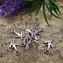55pcs 13*20mm Antique Silver Wine Opener charms Pendant for DIY bracelet necklace jewelry findings 2024 - buy cheap