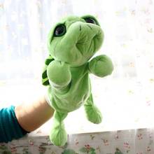 Sea Animals Plush Hand Puppet, 30cm Green Turtle Baby Kids Plush Toy Doll Gift Free Shipping 2024 - buy cheap