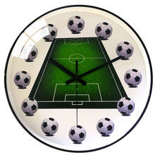 Modern Wall Watch  Mechanism Football Sport  Silent Wall Clock Modern Design Kitchen Living Room Relogio De Parede Decor SC235 2024 - buy cheap