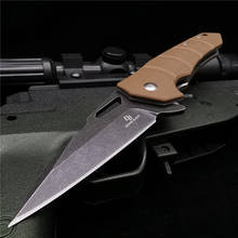 Складной нож DOOM BLADE, портативный карманный резец D2 высокого качества, подходит для кемпинга, охоты, выживания, 4 цвета 2024 - купить недорого