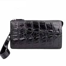 xiangdongdong Men clutch bags  Thai crocodile skin  men bag  Men wallet Single zipper  Genuine leather  Men wallet 2024 - buy cheap
