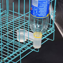 Автоматическая чаша для питья голубей портативная пластиковая прозрачная бутылка для воды кормушка для птиц аксессуары для птичьего голубя 2024 - купить недорого