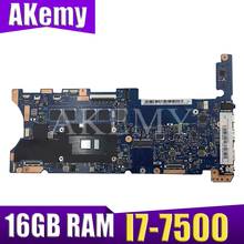 Akemy Top configuration Laptop Motherboard For ASUS UX360UAK UX360UA UX360U Mainboard 60NB0C00-MB8000 16GB RAM I7-7500 CPU 2024 - buy cheap