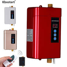 110V/220V Instant Electric Water Heater  Faucet  Bathroom Shower Kitchen Intelligent Touch Heating Fast Temperature Display 4KW 2024 - buy cheap