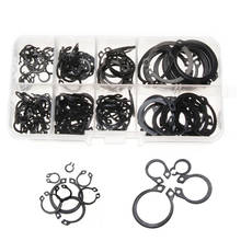 100/160Pcs External Retaining Circlips C-clip Washers Snap Retaining Ring Internal Circlip Carbon Steel M6-M25 Assortment Kit 2024 - buy cheap