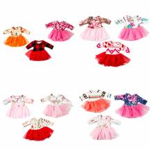 Doll Dress Sets Fit 18 Inch American & 43 Cm Baby New Born Doll Generation Christmas Gift for Girl Doll Dress Up Accessories 2024 - buy cheap