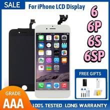 ЖК-дисплей AAA + для iPhone 6 6S 6P 6SP, сенсорный экран с дигитайзером в сборе, сменный дисплей для iPhone 6 6S Plus, идеальный экран 2024 - купить недорого