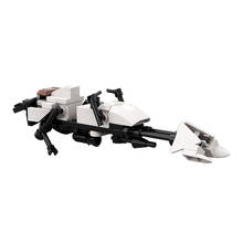 MOC Speeder Bike White Bricks City Building Blocks Assembly Construction Educational DIY Model Toys For Girls Kids Gift 564PCS 2024 - buy cheap