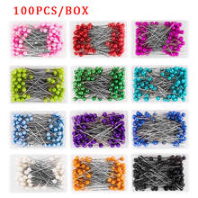 100Pcs/box clothing fixed needle high quality Round Pearl Head 40mm Sewing pins Dressmaking Jewelry Decor DIY Sewing Tools 2024 - buy cheap