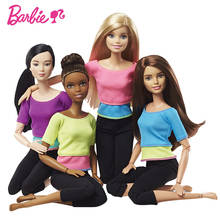 5 Styles Original Barbie Joint Movement Doll Gymnastics Yoga Dancer Soccer Player Barbie Doll Children Educational Toy Girl Gift 2024 - buy cheap
