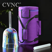 CVNC-cuenco de Canto de cristal con bolsa gratis, 6 ", nota CDEFGAB, cualquier Chakra, mango hueco, luz cósmica clara 2024 - compra barato