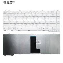 Teclado de ordenador portátil de EE. UU. Para Toshiba L600 L600D L630 C640 L745D L700 L730 L645 C600 L640, teclado blanco de EE. UU. 2024 - compra barato