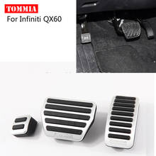 tommia For Infiniti QX60 2014-2016 Pedal Cover Fuel Gas Brake Foot Rest Housing No Drilling Car-styling 2024 - buy cheap