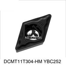DCMT11T304-HM YBC252 DCMT11T304 DCMT 11T304 Carbide Inserts CNC Original Lathe Cutter Tools utensili tornio Turning Tool 2024 - buy cheap