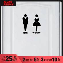 Adesivos de parede wc para decoração de casa, acessórios para decoração de quarto, berçário, fundo, decalque de arte em parede, imperdível 2024 - compre barato