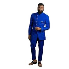 VEIAI-traje de boda de 2 piezas para hombre, Blazer, chaqueta + Pa, diseño único, esmoquin ajustado, nuevo, 2021 2024 - compra barato