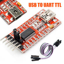 FTDI FT232RL USB к UART TTL модуль базовый USB 3,3 В/5 В к TTL последовательный интерфейс UART преобразователь модуль адаптера с загрузочными кабелями 2024 - купить недорого