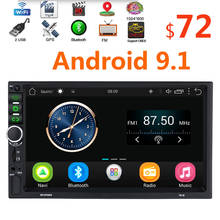 Universal Android 9.1 2Din  Car Multimedia Autoradio GPS Auto Radio 2G RAM 2 DIN Audio Stereo FM USB SD AUX TF Bluetooth MP5 47 2024 - buy cheap