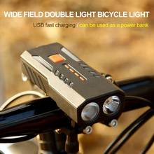 7W Bicycle Front Light Set USB Rechargeable Smart Headlight IP63 Waterproof LED Bike Lamp Cycling Flashlight Bike Light 2024 - buy cheap