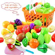 New Creative Play House Toys Fruits And Vegetables Cut Cut Le Cut Fruit Toys Children's Educational Kitchen Toy Set 2024 - buy cheap