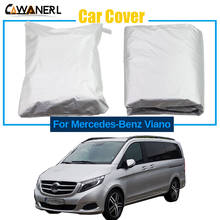 Full Car Cover For Mercedes-Benz Viano Outdoor Sun Snow Rain Dust Resistant Windproof Anti-UV MPV Cover 2024 - buy cheap