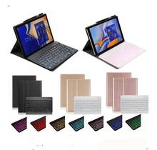 Funda de PU con teclado Led para tableta Huawei MediaPad T3, cubierta de teclado con Bluetooth y bolígrafo retroiluminado, 9,6 pulgadas, AGS-L09-L03, W09 2024 - compra barato